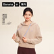 蕉內【劉浩存同款】非常503Relax女士連帽四季衛衣舒適顯瘦透氣運動(dòng) 【劉浩存同款】杏卡其 M