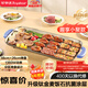 榮事達（Royalstar）電烤盤(pán)鈦金麥飯石抗菌小型1-2人食烤肉盤(pán)烤肉機家用多功能電燒烤爐輕煙少油方形獨居好物RS-KP130A