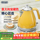 德龍（Delonghi）電熱水壺 復古家用304不銹鋼燒水電水壺 自動(dòng)斷電1.7L大容量 KBO2001.CY 波西塔諾黃 禮物