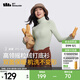 蕉下（beneunder）打底衫女高領(lǐng)修身秋冬新品長(cháng)袖肌底衣?lián)u粒絨親膚內搭上衣高暖 【雙面絨】冷茶灰 L