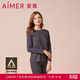 愛(ài)慕保暖內衣女式圓領(lǐng)長(cháng)袖打底秋衣秋褲保暖內衣女套裝