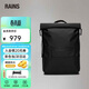 Rains背包大容量男女旅行通勤卷邊雙肩包書(shū)包電腦包Trail Rolltop