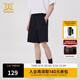 卡賓男裝運動(dòng)短褲寬松24夏新款褲子LOGO章仔商場(chǎng)同款Y2242161008 煤黑色01 S (165) 46