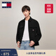 TOMMY JEANS【燈芯絨】秋冬男美式街頭潮流復古工裝風(fēng)翻領(lǐng)寬松襯衫外套 黑色BDS S （推薦：130-140斤）