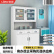 信京西藥柜醫務(wù)室器械柜藥品調劑臺鋼制儲物柜 1800*1200*500mm灰白