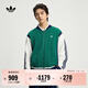 adidas復古棒球風(fēng)寬松撞色運動(dòng)針織衫男裝阿迪達斯官方三葉草