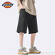 Dickies高端潮流美式牛仔短褲夏季新款男士痞帥原牛水洗純色休閑五分褲子 黑色 【專(zhuān)柜同款】 XL