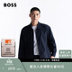 雨果博斯BOSS男士彈力棉質(zhì)寬松版型外套襯衫 404-深藍色 M