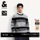 杰克·瓊斯（JACK&JONES） 男裝2025年新款針織衫毛衣上衣長(cháng)袖條紋休閑百搭合體225325002