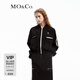 MO&Co.【UPF40+防曬服】夾克春夏立體口袋棒球服戶(hù)外時(shí)裝摩安珂 黑色 M 165