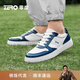 零度Zero板鞋男2025新款日常舒適休閑運動(dòng)鞋拼色透氣輕便柔軟鞋子男 白藍 42 (260mm)