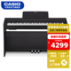 卡西歐（CASIO）立式電鋼琴PX870/APS200專(zhuān)業(yè)演奏考級培訓智能教學(xué)88鍵重錘 PX-870黑色官方標配