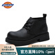 Dickies男士皮靴德比鞋復古英倫風(fēng)中幫工裝靴 黑色  中幫  41