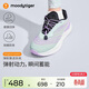 moodytiger兒童跑步鞋防滑緩震男童運動(dòng)鞋免系帶高彈耐磨女童鞋子