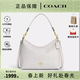 蔻馳（COACH）Laurel 31單肩斜挎手提包流浪包腋下包女包情人節送女生禮物 粉筆白色CV975IMXU5
