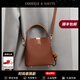CHANEELR & KARITH包包女包牛皮水桶單肩斜挎小包輕奢小眾生日禮物送女友老婆 焦糖色 高級感送女朋愛(ài)人實(shí)用高檔