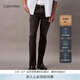 Calvin KleinJeans【免費改褲】四季款男士休閑通勤ck黑色洗水修身微彈牛仔褲 W0J-牛仔黑灰 32