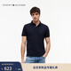 Tommy Hilfiger26春夏新款男裝珠地棉休閑商務(wù)通勤純色合身短袖T恤POLO衫 【經(jīng)典百搭】藏青色FAP XL （推薦：165-180斤）