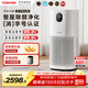 東芝（TOSHIBA）大白梨空氣凈化器除甲醛pm2.5過(guò)敏源等離子消殺母嬰家用病毒細菌醫護級衛健委備案家用