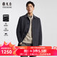 雅戈爾（YOUNGOR）男裝大衣單排扣外套修身版商務(wù)大衣羊毛羊絨混紡面料羽絨內膽大衣 深灰 XL 180/100A