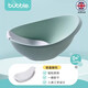 BUBBLE BEAUTIFULLY CONCEIVED新生兒專(zhuān)用洗澡盆嬰兒浴盆躺托一體寶寶澡盆小號家用不折疊 綠色浴盆+躺托（順豐上門(mén)）