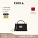 芙拉（FURLA）【禮物】1927牛皮迷你女士單肩手提斜挎包鏈條包小芙袋 黑色