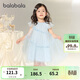 巴拉巴拉女童裙子兒童連衣裙2025夏裝中大童公主洋氣網(wǎng)紗裙子208225111028
