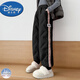 迪士尼（Disney）女童羽絨褲2025新款外穿東北極寒兒童大童保暖加厚棉褲三防滑雪褲 黑色 歐耶羽絨褲 130 cm 專(zhuān)柜[白鴨絨]