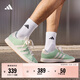 adidas「面包鞋」GRAND COURT BASE 00s板鞋男女阿迪達斯輕運動(dòng)   淺熒光綠/乳白色/樹(shù)脂黃   42.5