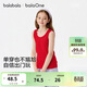 巴拉巴拉童裝兒童內衣女童2026新款春秋小背心針織含襯墊親膚紅色舒適微彈