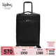 凱浦林【生日禮物】kipling男女款大容量簡(jiǎn)約出行拉桿箱|NEW YOURI SPIN S-黑底字母印花
