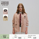 Teenie Weenie小熊女裝外套2026年春季新款復古潮流彩色水洗巴恩風(fēng)短夾克上衣 淺粉色 S