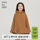 jnby by JNBY江南布衣童裝冬羊毛呢大衣連帽A型保暖外套公主女童兒童1N0810380 232金棕色 130 cm