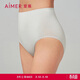 愛(ài)慕女式內褲高腰平角褲棉悅AM238961灰色165