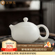 金鑲玉白瓷茶壺 中國白羊脂玉瓷素燒西施壺石瓢壺功夫茶具喝茶泡茶壺 羊脂玉瓷素燒西施壺新款200ml