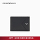 EMPORIO ARMANI/阿瑪尼官方旗艦【禮物】新款男士羊皮革多卡位錢(qián)夾錢(qián)包卡包冬季 UC001-黑色 均碼