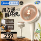美的（Midea）空氣循環(huán)扇電風(fēng)扇落地扇安靜輕音家用臥室電扇節能小風(fēng)扇低噪循環(huán)輕羽扇 【風(fēng)力強 循環(huán)快】GAJ24XFT（新品全新升級）