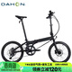 大行（DAHON）自行車(chē)20英寸20速超輕鋁合金碟剎成人單車(chē)KBA005 黑色BA款油碟