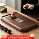 唐豐小型茶盤(pán)家用簡(jiǎn)約功夫茶具茶托盤(pán)長(cháng)方形儲水式排水瀝水干泡茶臺 蘇窗茶盤(pán)