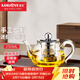 金灶（KAMJOVE）玻璃泡茶壺飄逸杯 茶道杯茶水分離杯 迷你玻璃茶壺過(guò)濾內膽茶具 AM-718/250毫升
