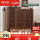 源氏木語(yǔ)實(shí)木鞋柜客廳意式輕奢巖板玄關(guān)柜家用橡木入戶(hù)落地收納柜 【1】1.1米鞋柜(1100*350*1050mm)