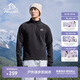 伯希和（Pelliot）【趙露思同款】Polartec抓絨衣男春秋沖鋒衣內膽外套11331003黑L