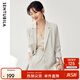 尚都比拉面試小西裝女外套2025春裝新款職業(yè)裝套氣質(zhì)簡(jiǎn)約風(fēng)休閑通勤小西服 云白西裝外套 L