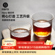 Hero日式錘紋杯透明玻璃咖啡杯耐高溫茶杯防滑水杯手沖咖啡杯（單只）