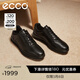 愛(ài)步（ECCO）經(jīng)典皮鞋  春夏舒適真皮商務(wù)休閑鞋增高男鞋爸爸皮鞋 雅仕207124 黑色20712401001 43