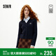 森馬（Semir）商場(chǎng)同款|森柔針織開(kāi)衫女冬季襯衫領(lǐng)假兩件2025毛衫101725107022