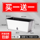 種菜神器花盆栽蔬菜種植箱家庭陽(yáng)臺塑料自吸水懶人長(cháng)方形專(zhuān)用箱大 【自吸水種菜盆大號總共2套】