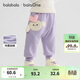 巴拉巴拉寶寶褲子男童長(cháng)褲秋冬女童加絨褲嬰兒pp褲外穿萌