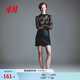 H&M春季女裝迷你半身裙1297487 黑色003 S 160/68 (36)