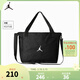NIKE JORDAN 耐克AJ斜挎包男女生單肩包大學(xué)生大容量手提包中學(xué)生書(shū)包 正黑色 8/20(38*34*12cm)